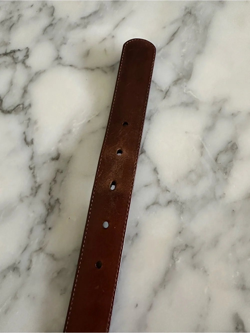 Vintage Coach Black Leather Belt with Gold Buckle